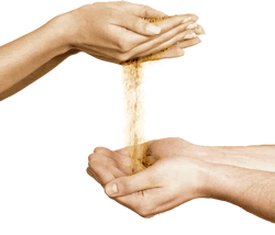 photo of hands that share